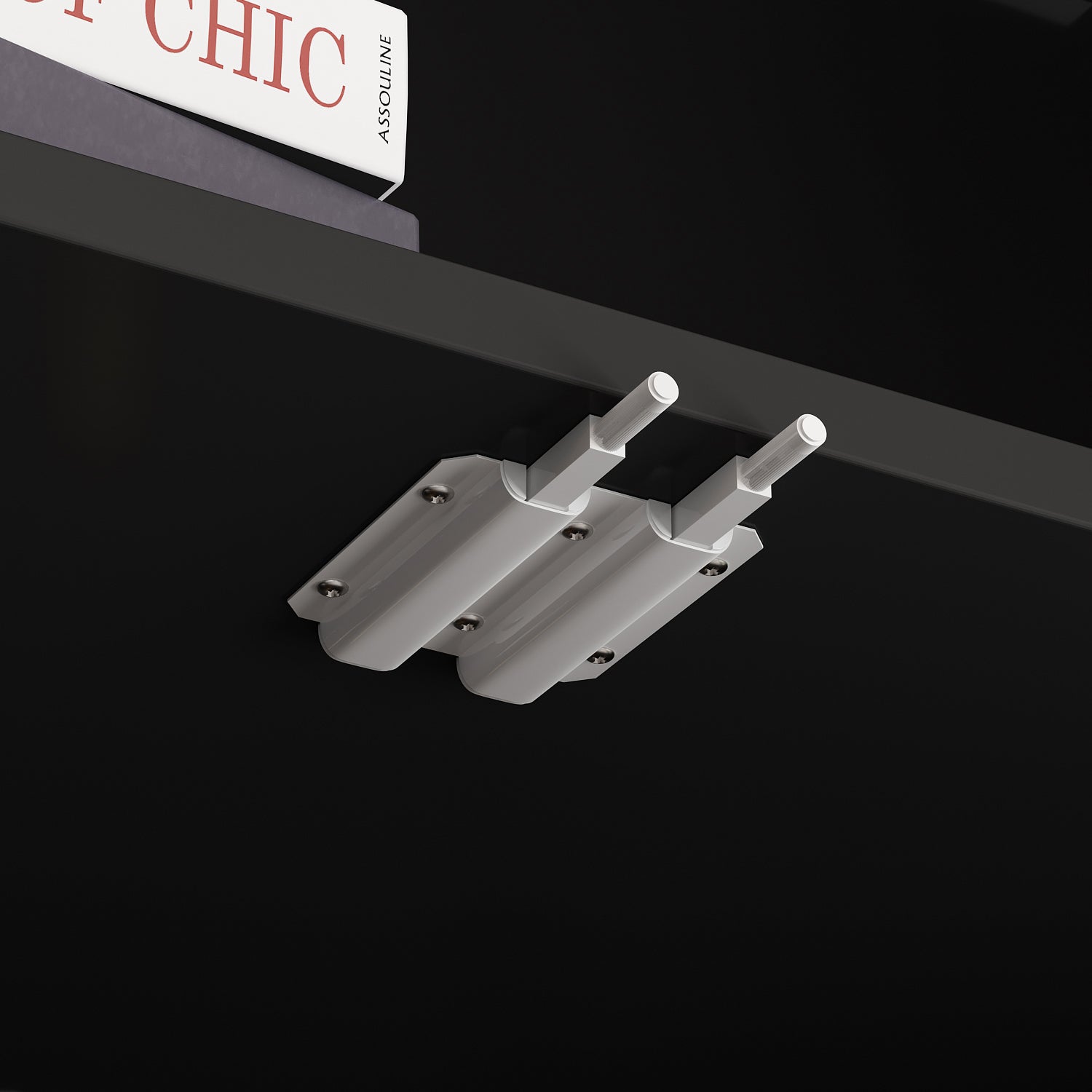 78.7'' H x 78.7'' W Bookcase with Glass Doors & 3-Color Changing Lights