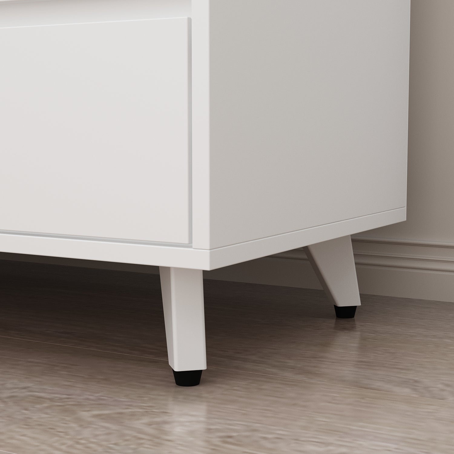 Storage Sideboard Cabinet Cupboard with Drawers and Glass Doors for Kitchen Organization