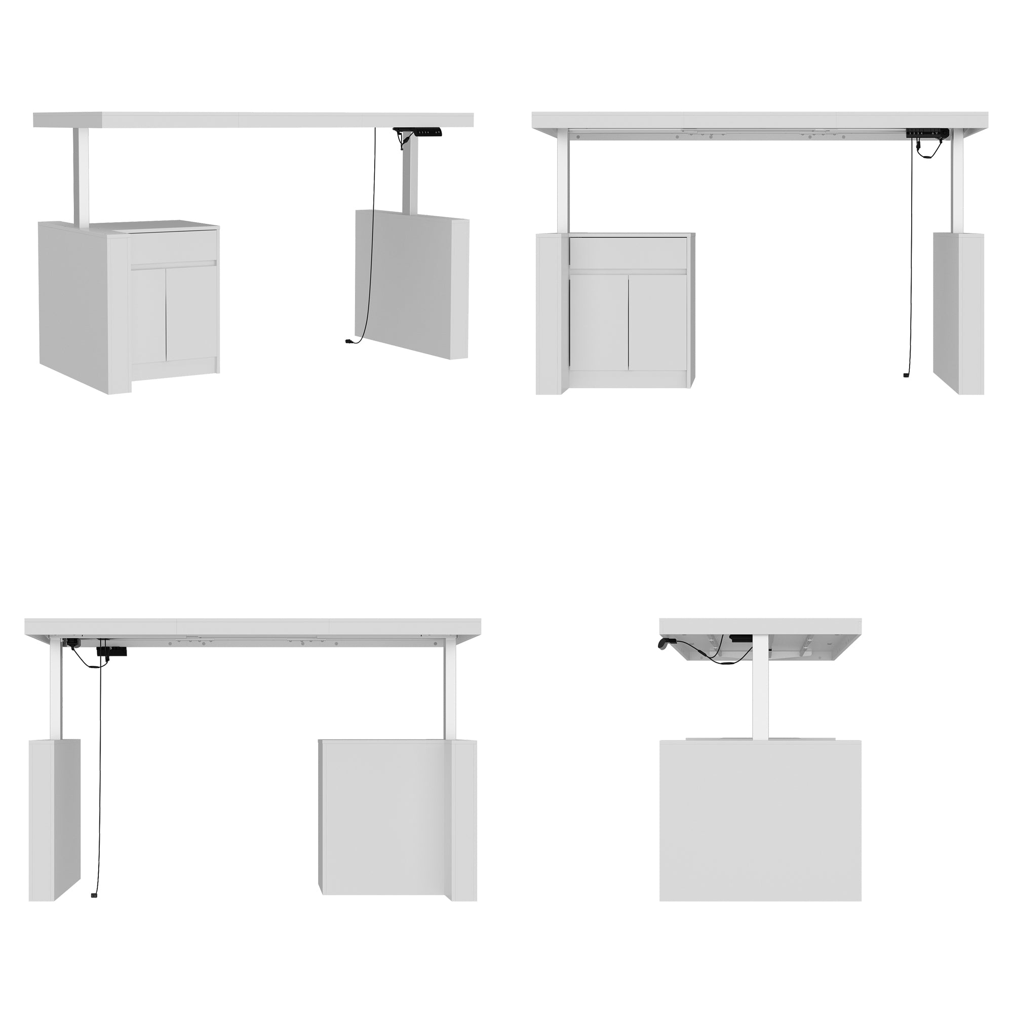 71'' W Height Adjustable Standing Desk