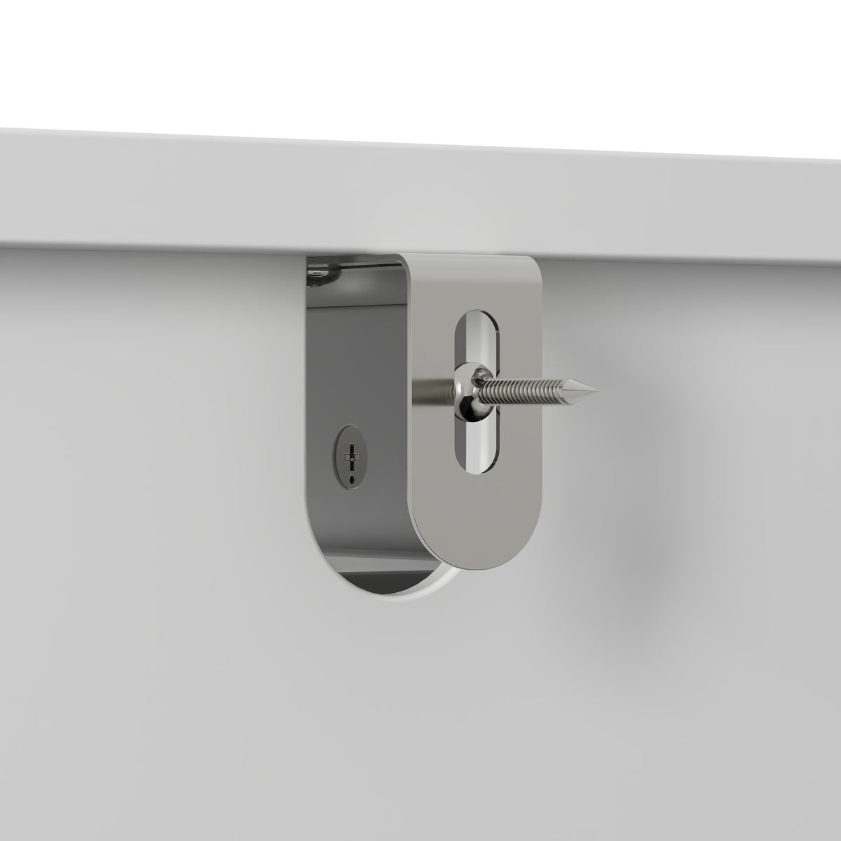 59" Modern White 25-Drawer Dresser with Glossy Acrylic Fronts, 2 Storage Cabinets and Anti-Tip Design
