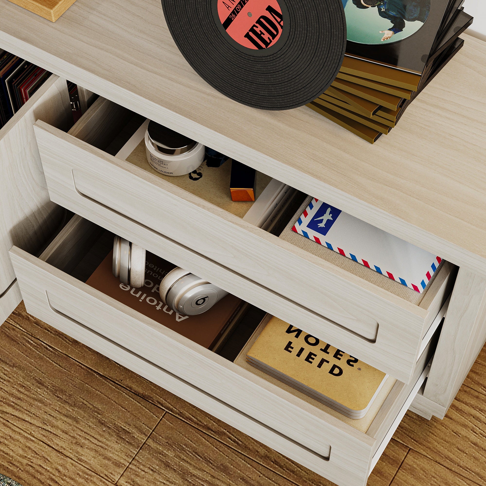 67'' W 4-Drawer TV Stand Media Center