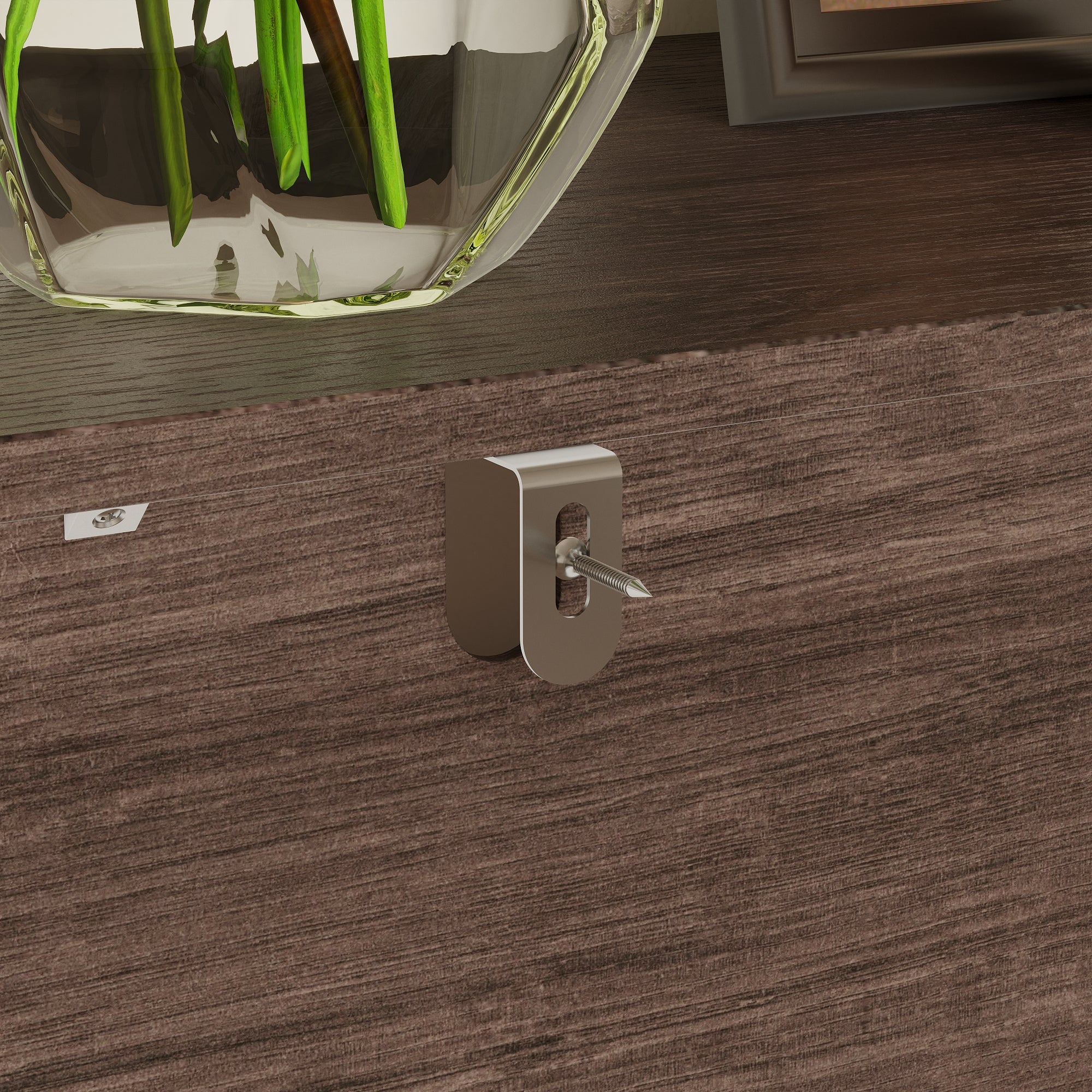 63" W Sideboard Cabinet Buffet Storage Cabinet