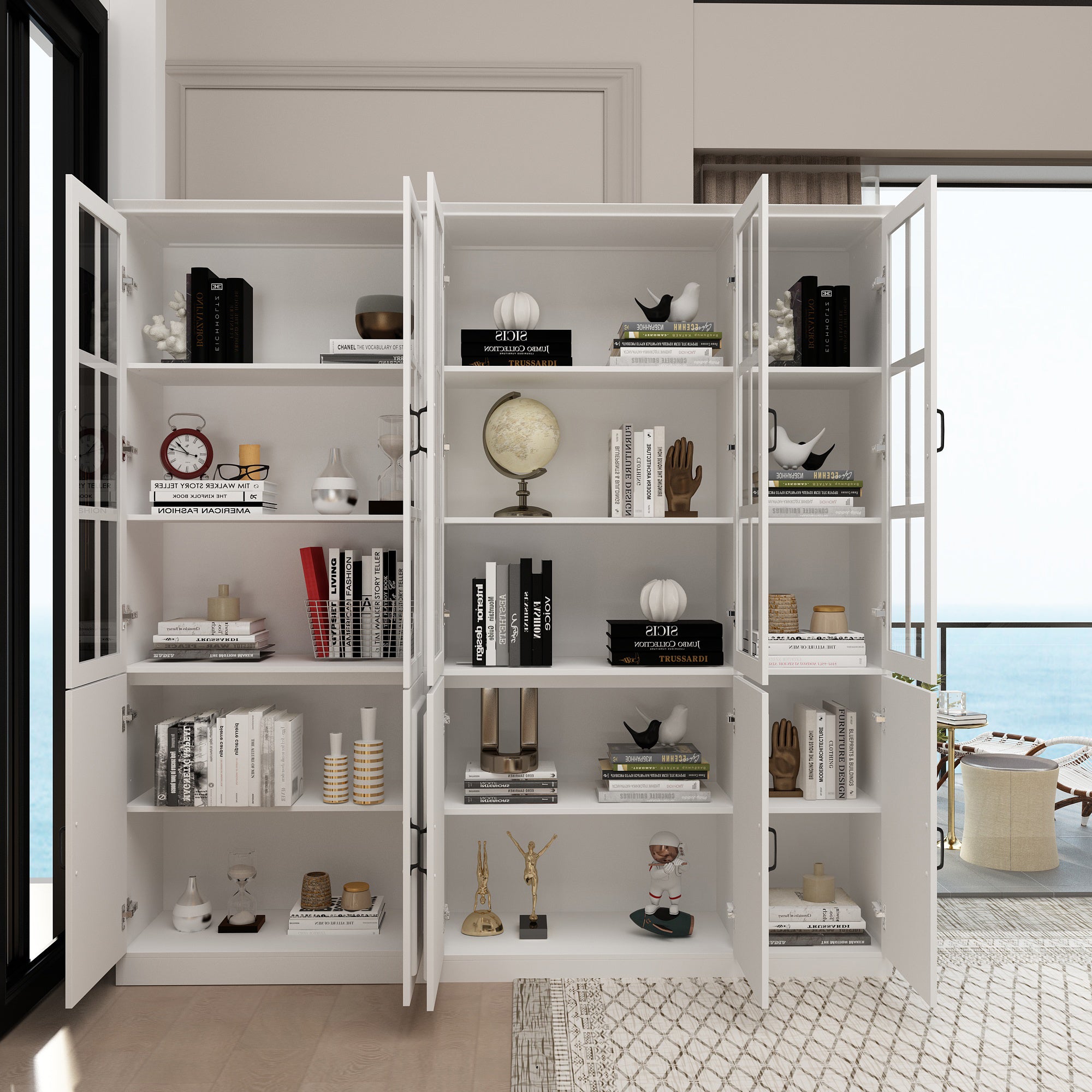 78.7'' Wide 15 - Shelf Storage Cabinet