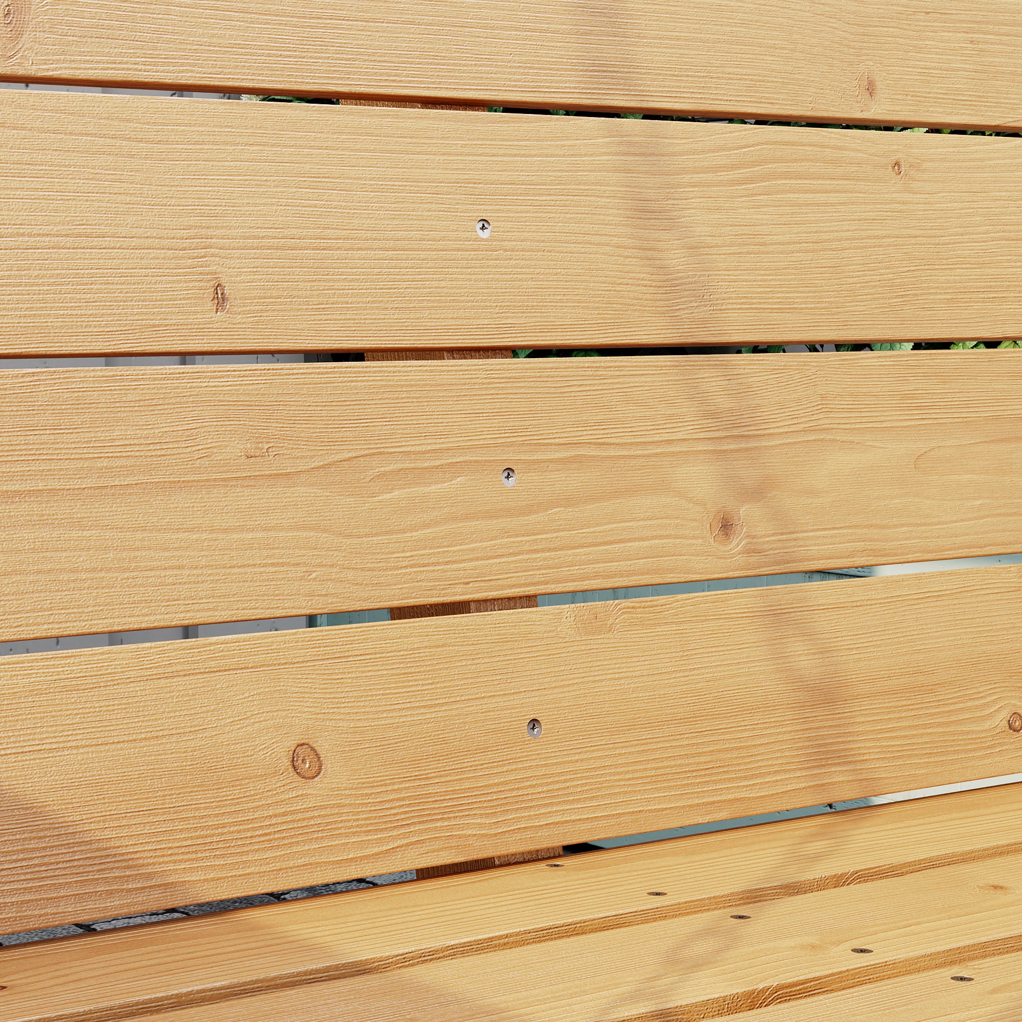 Close-up of wooden planks with visible grain and texture