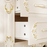 19.7 inch Elegant Nightstand with 2 Drawers