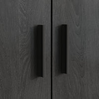 78.7" Modern Dark Gray Kitchen Pantry With 4 Drawers, Adjustable Shelves