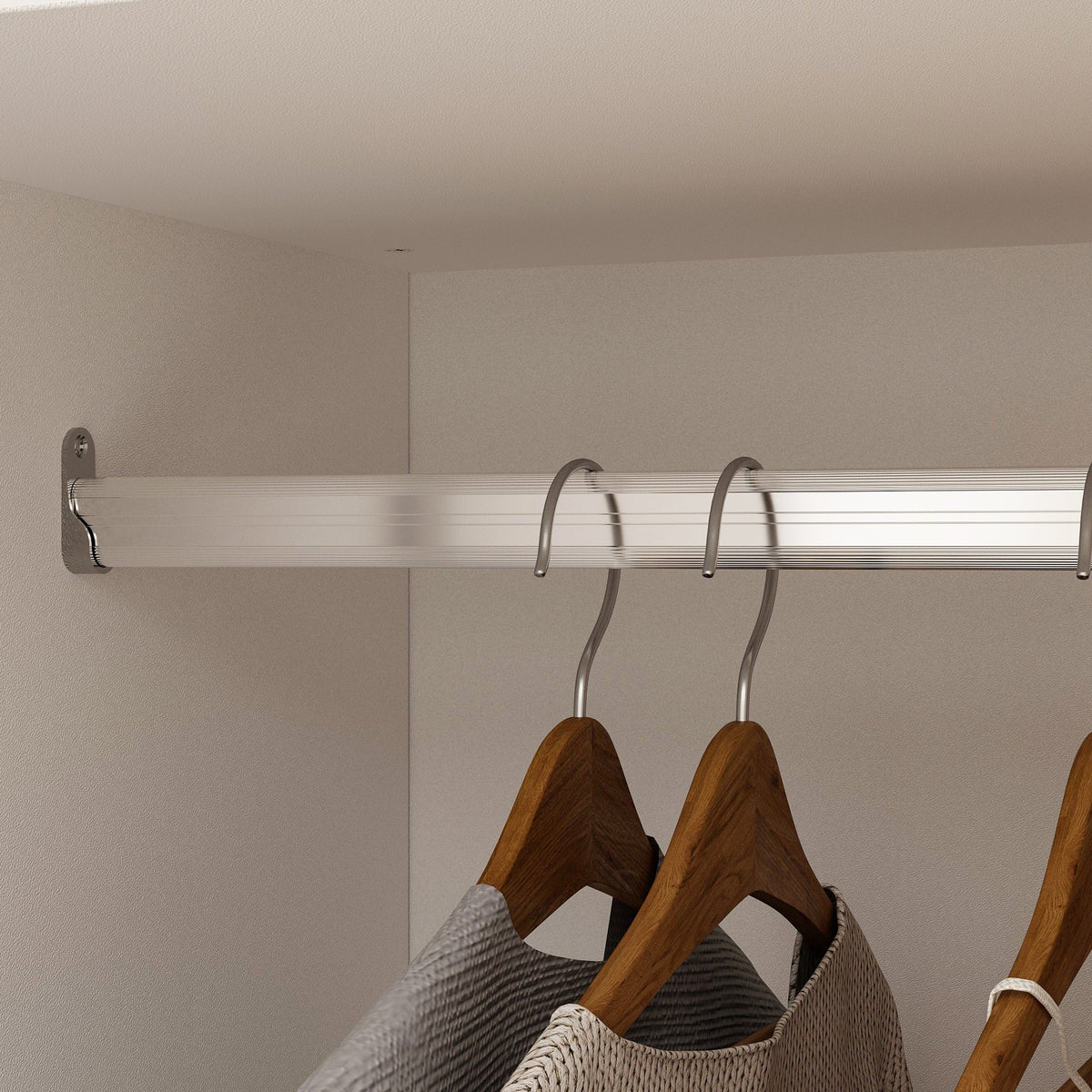 63" Modern White Wardrobe With 8 Doors 6 Drawers