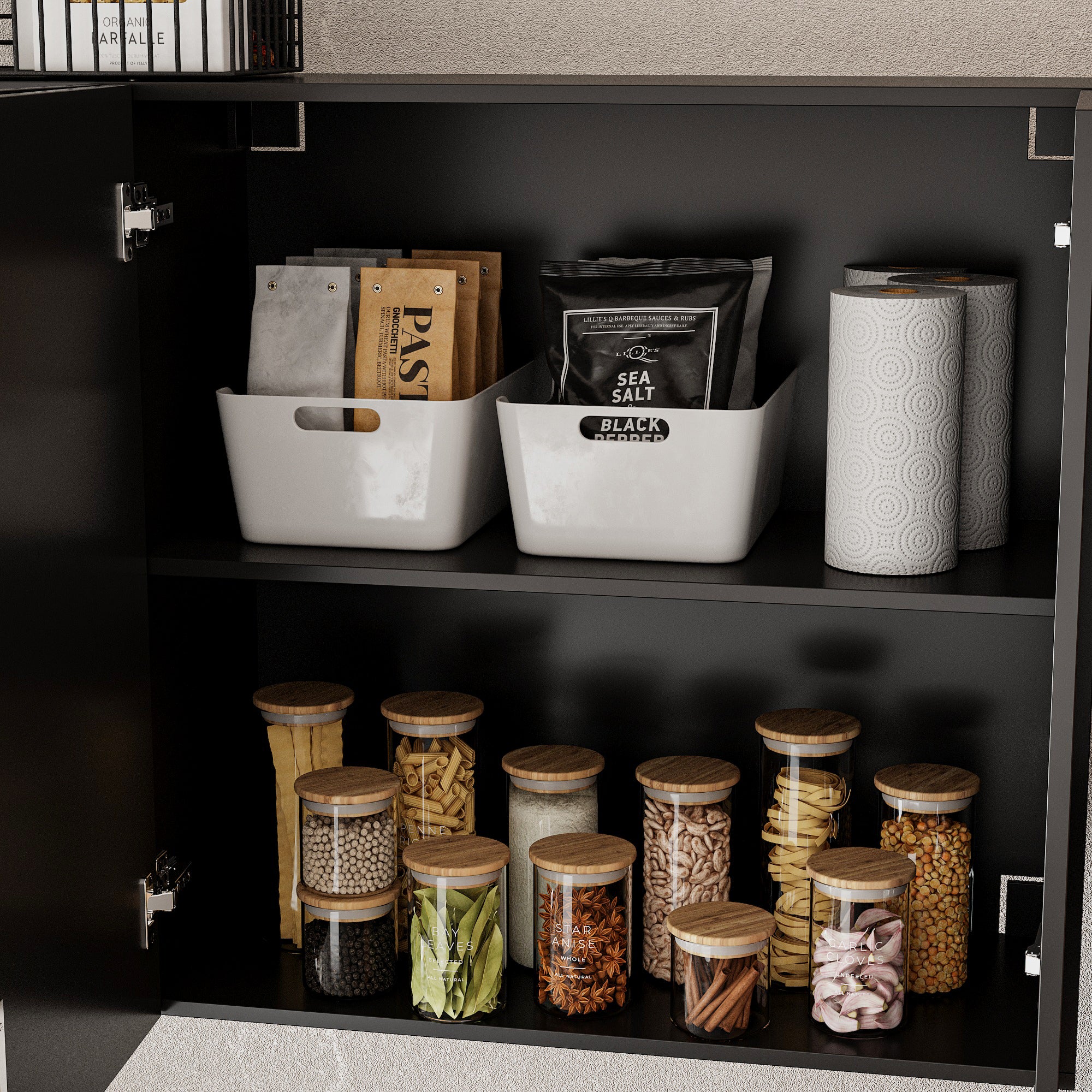 Kitchen Cabinet Set With Two Parts