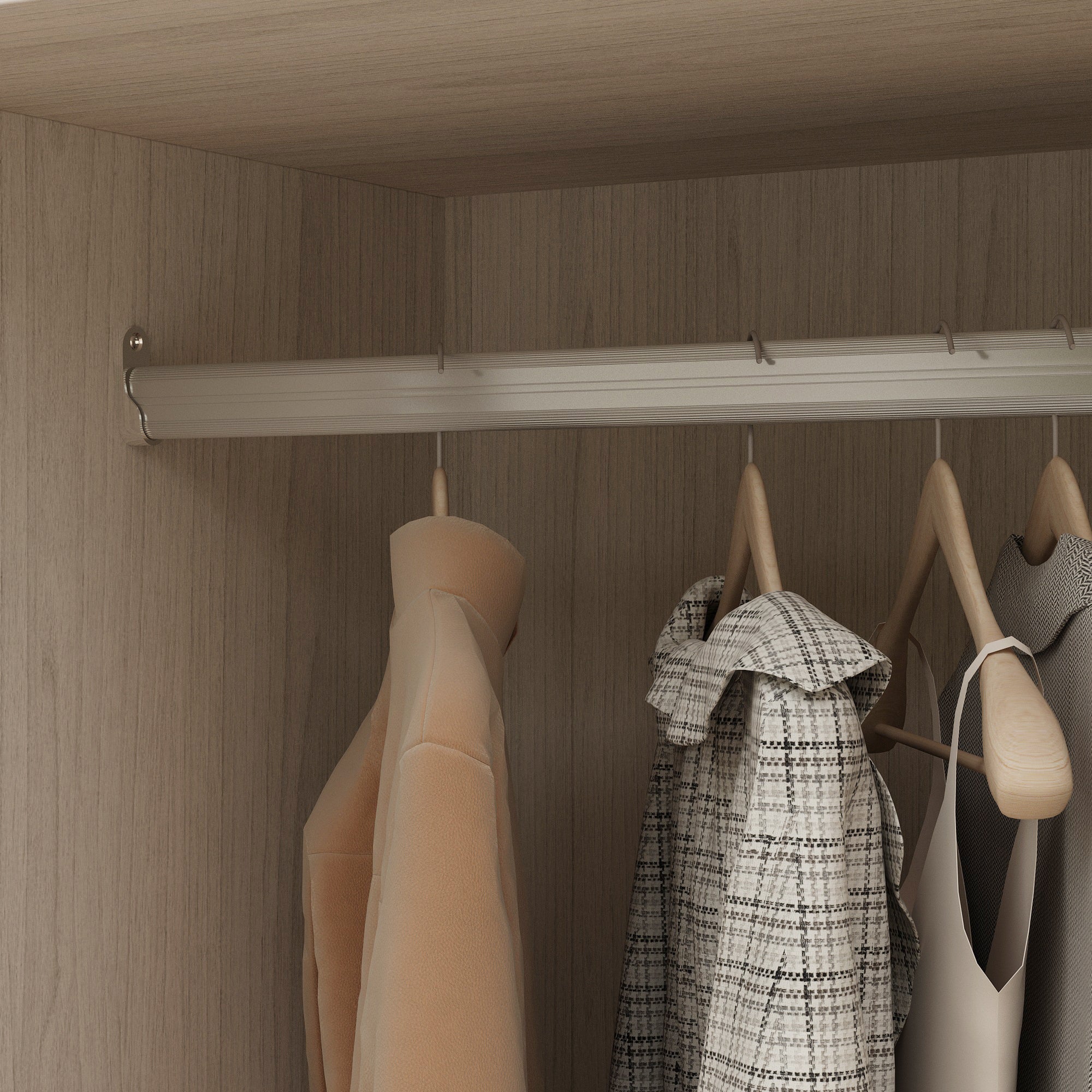 Solid + Manufactured Wood Armoire