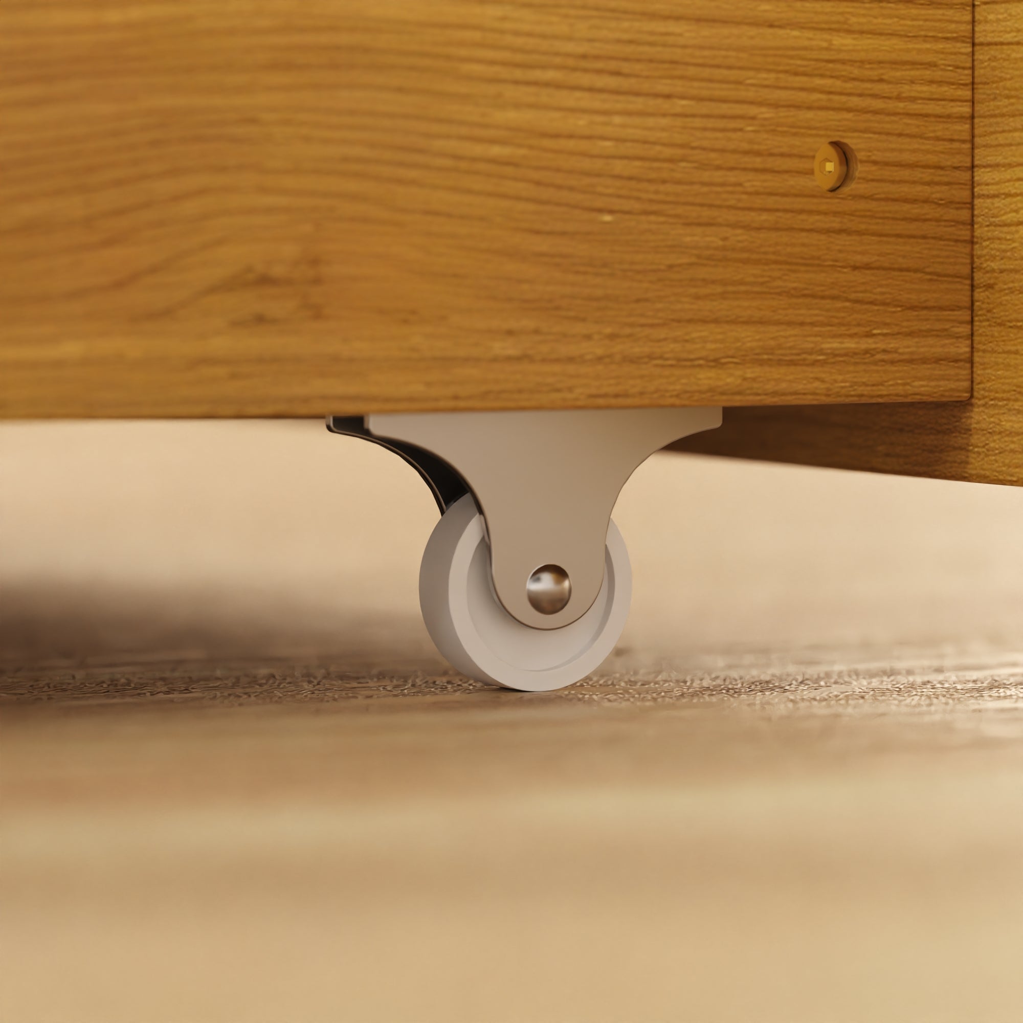 Modern Bed With Storage Drawers And Comfortable Headboard