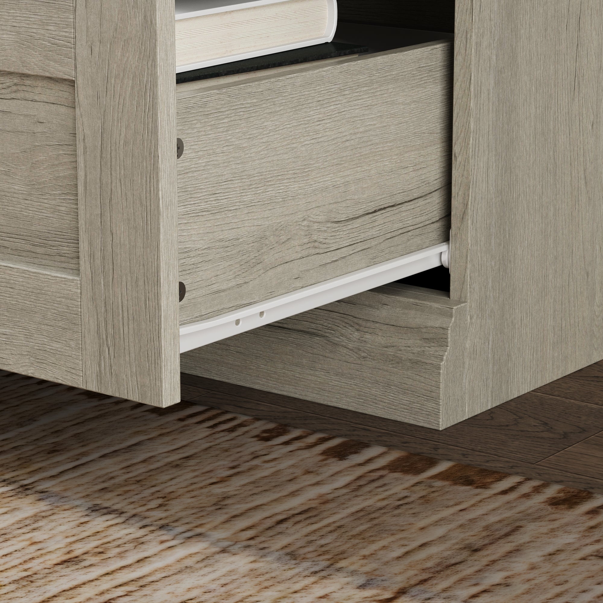 80'' H X 31.5'' W Bookcase Display Cabinet With Glass Doors