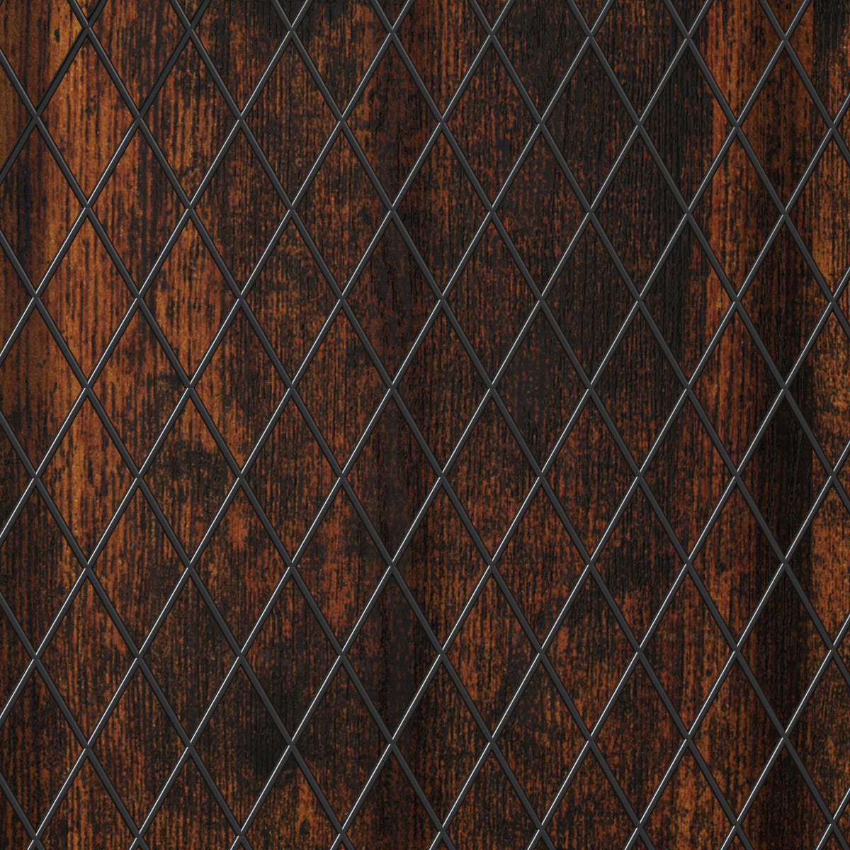 47.2" Heavy-Duty Brown Dog Crate with Barn Doors and Steel Frame