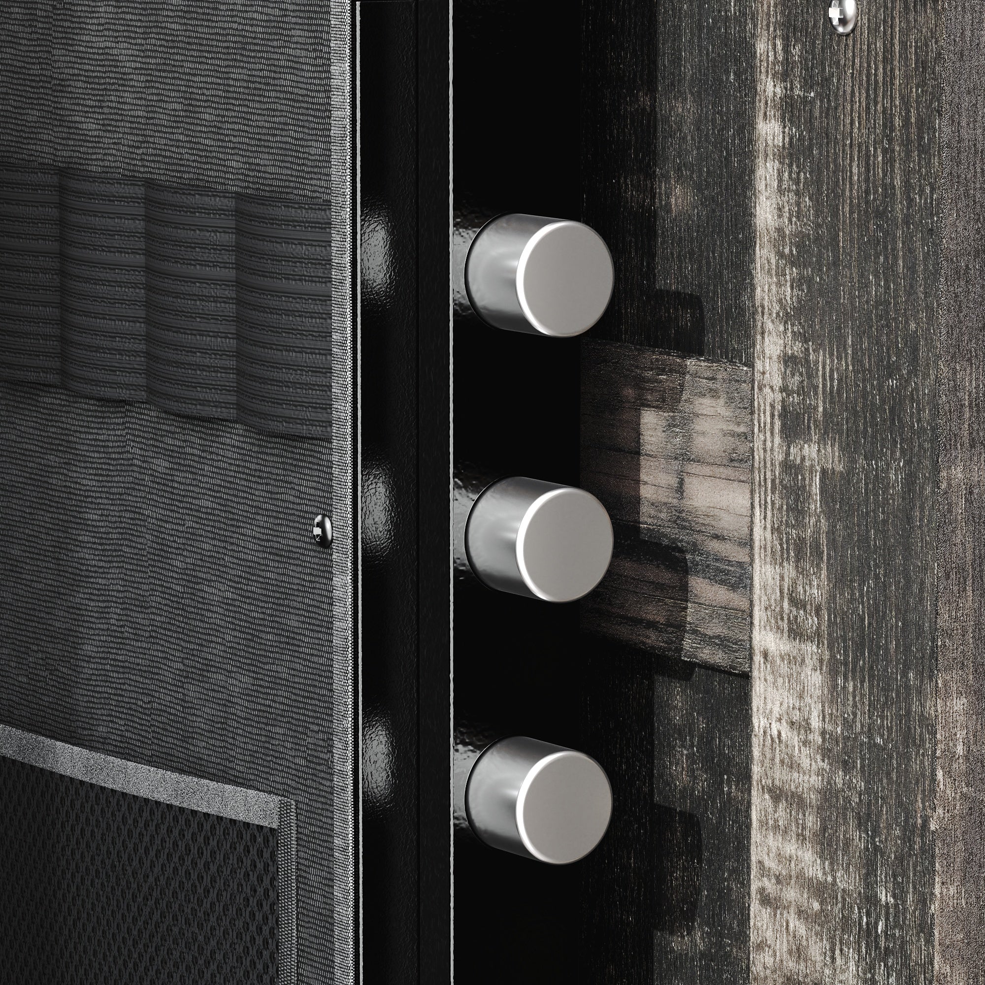 62'' H Storage Cabinet With 39.4'' H Gun Safe With Sensor Light & Pistol Rack & Gun Stock