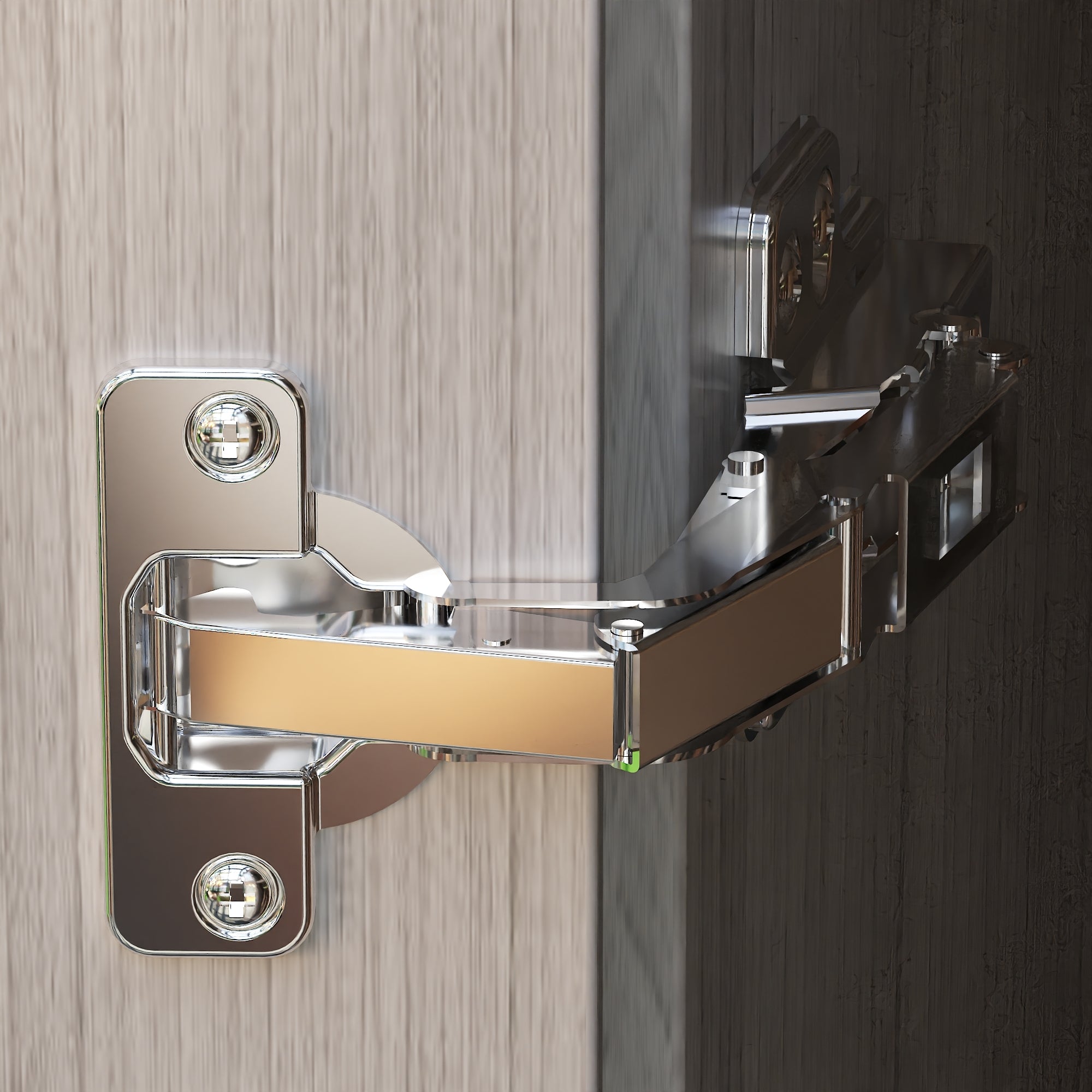 Multipurpose Darlah Corner Armoire with Solid & Manufactured Wood Construction