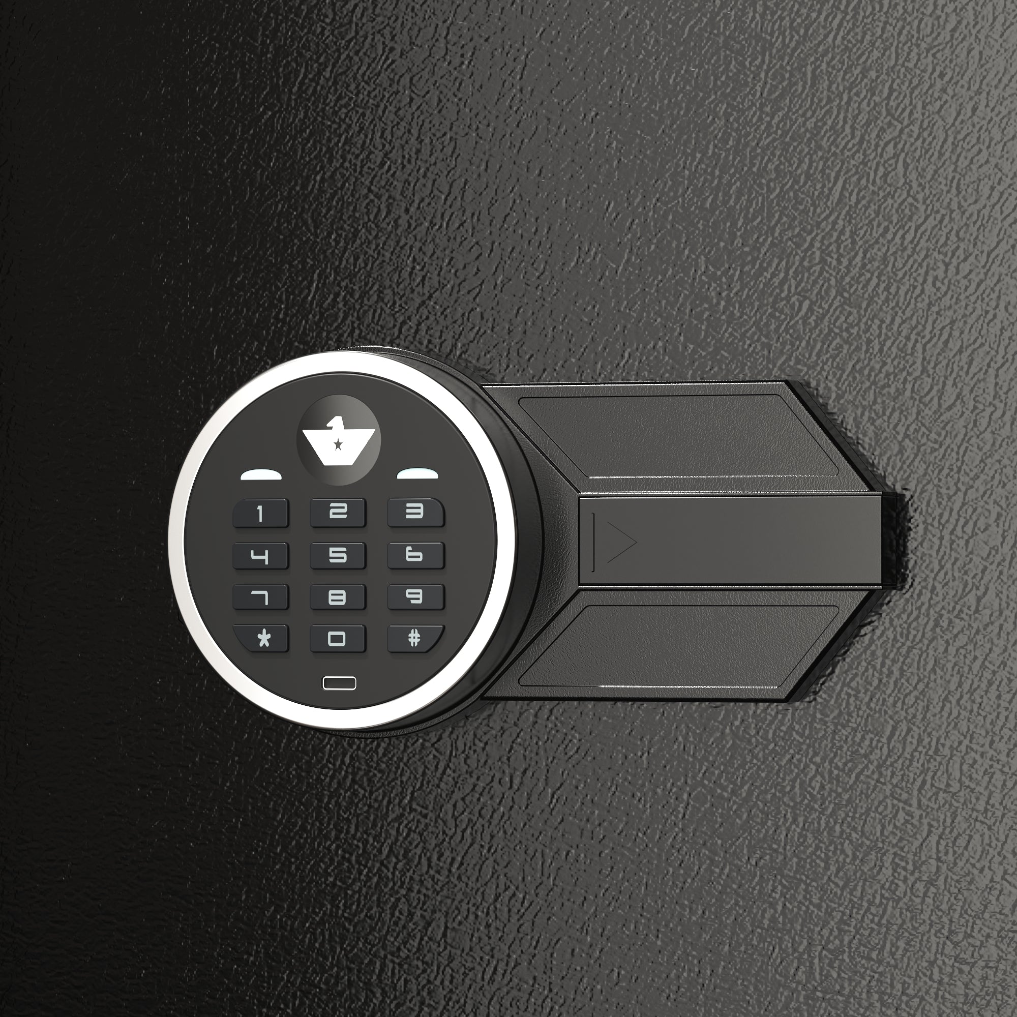 62'' H Storage Cabinet With 39.4'' H Gun Safe With Sensor Light & Pistol Rack & Gun Stock