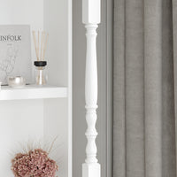 21.4" Modern White Display Stand with 4 Open Shelves and 1 Drawer