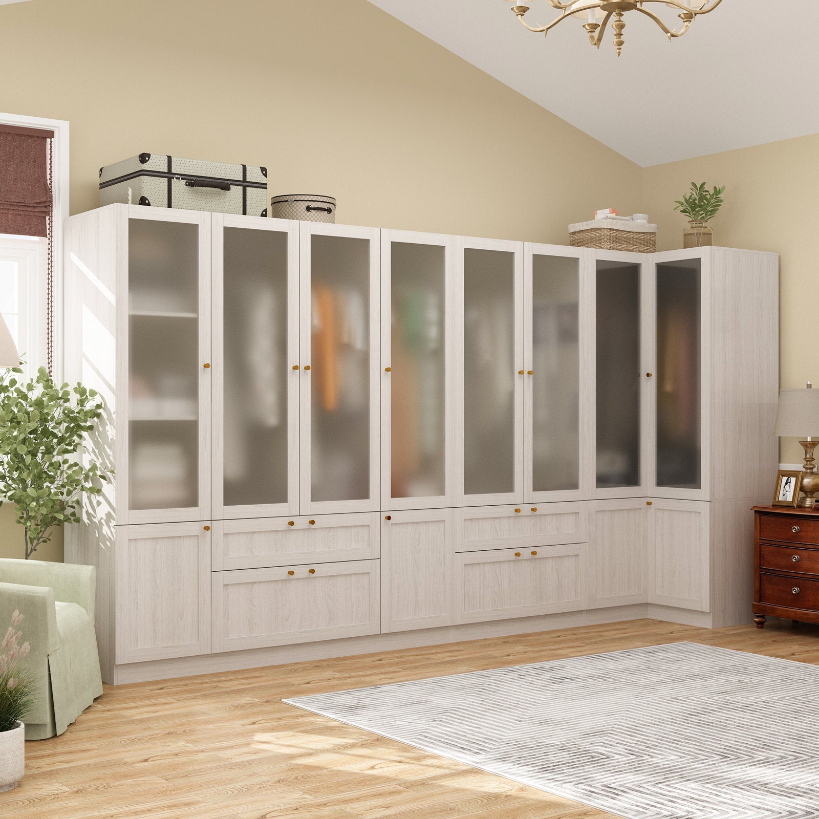 Solid + Manufactured Wood Armoire