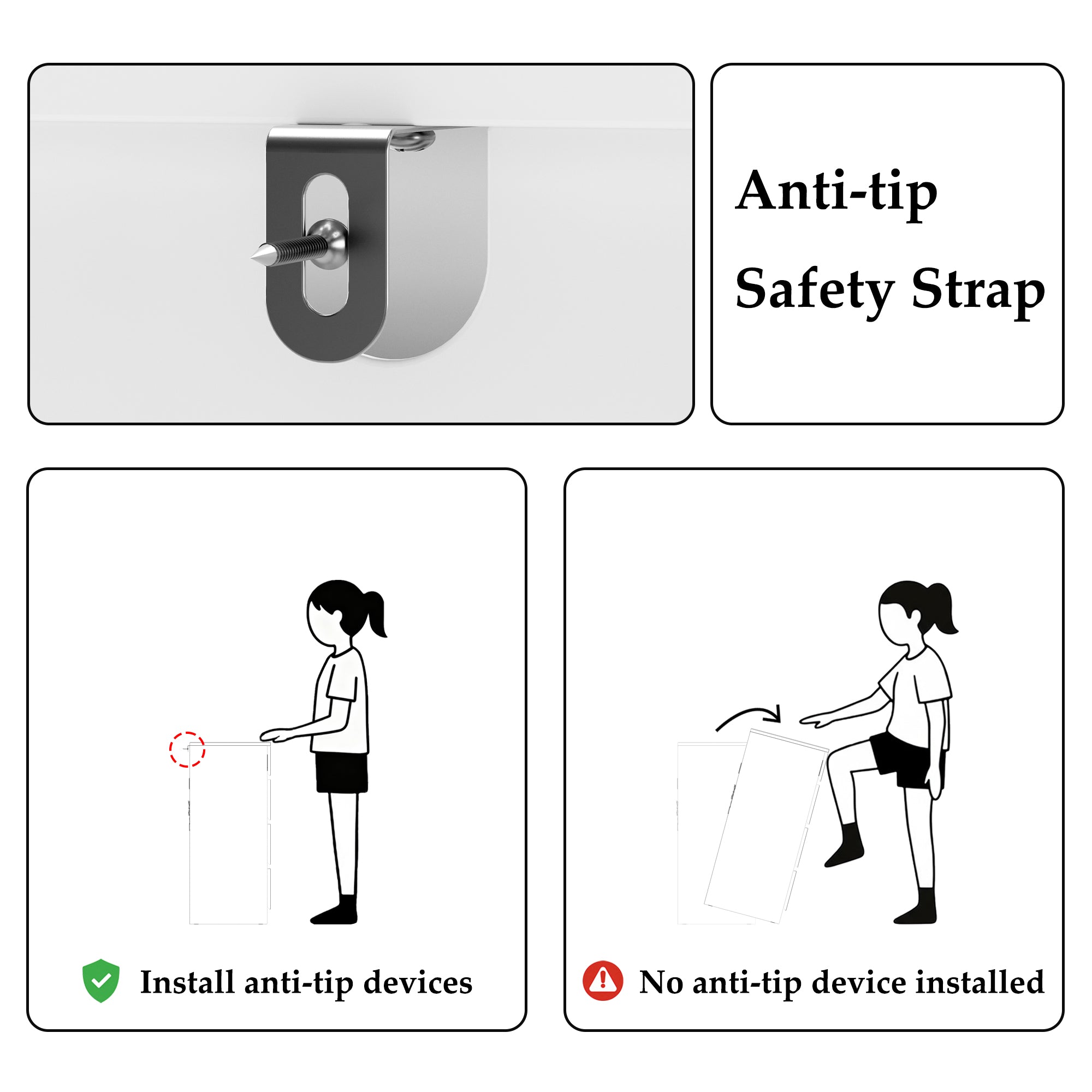 White dresser with jewelry organizer top and 4 drawers