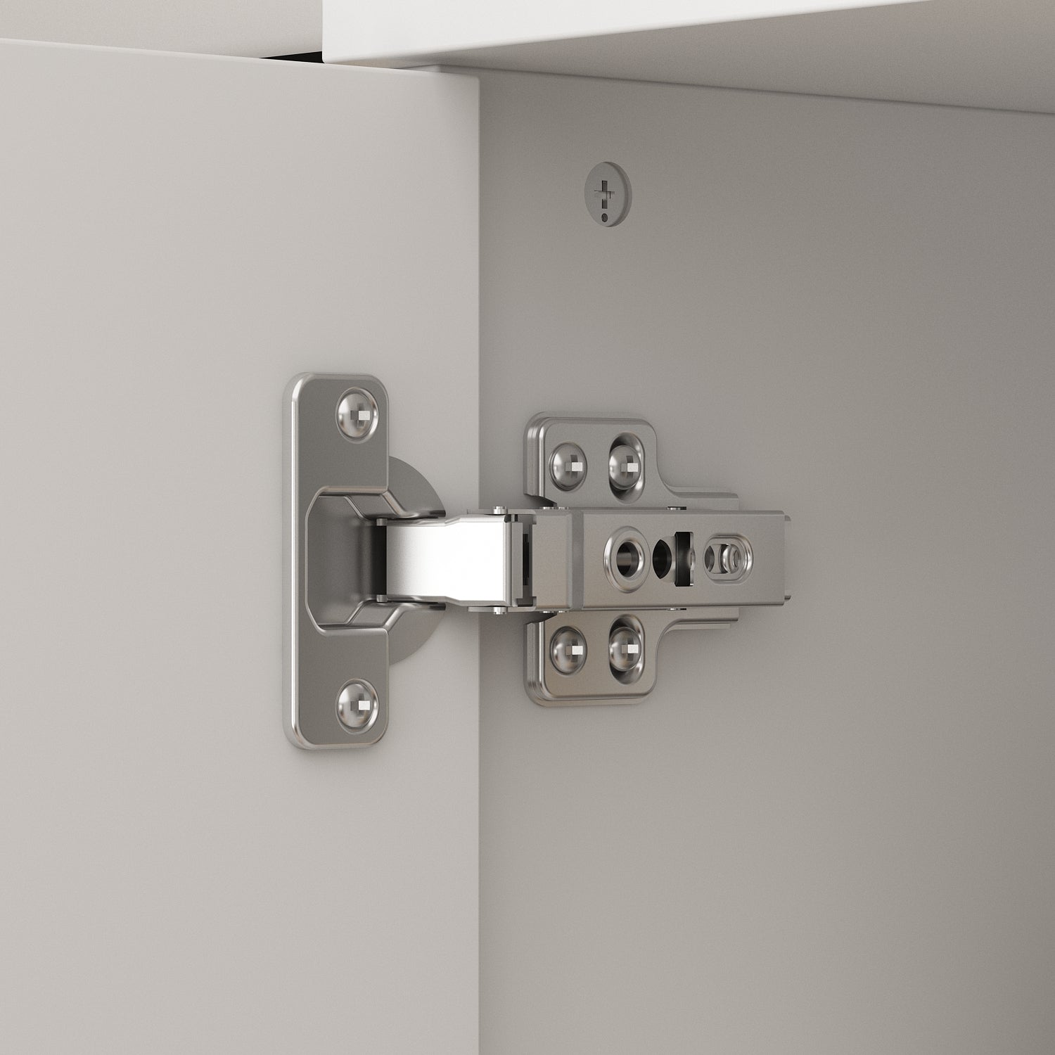 White 6-Shelf Multi-Space Storage Cabinet Tall Shelf Adjustable Compartments