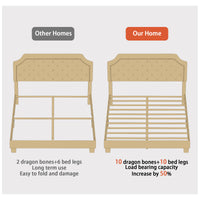 Low Profile Platform Bed With Modern Design
