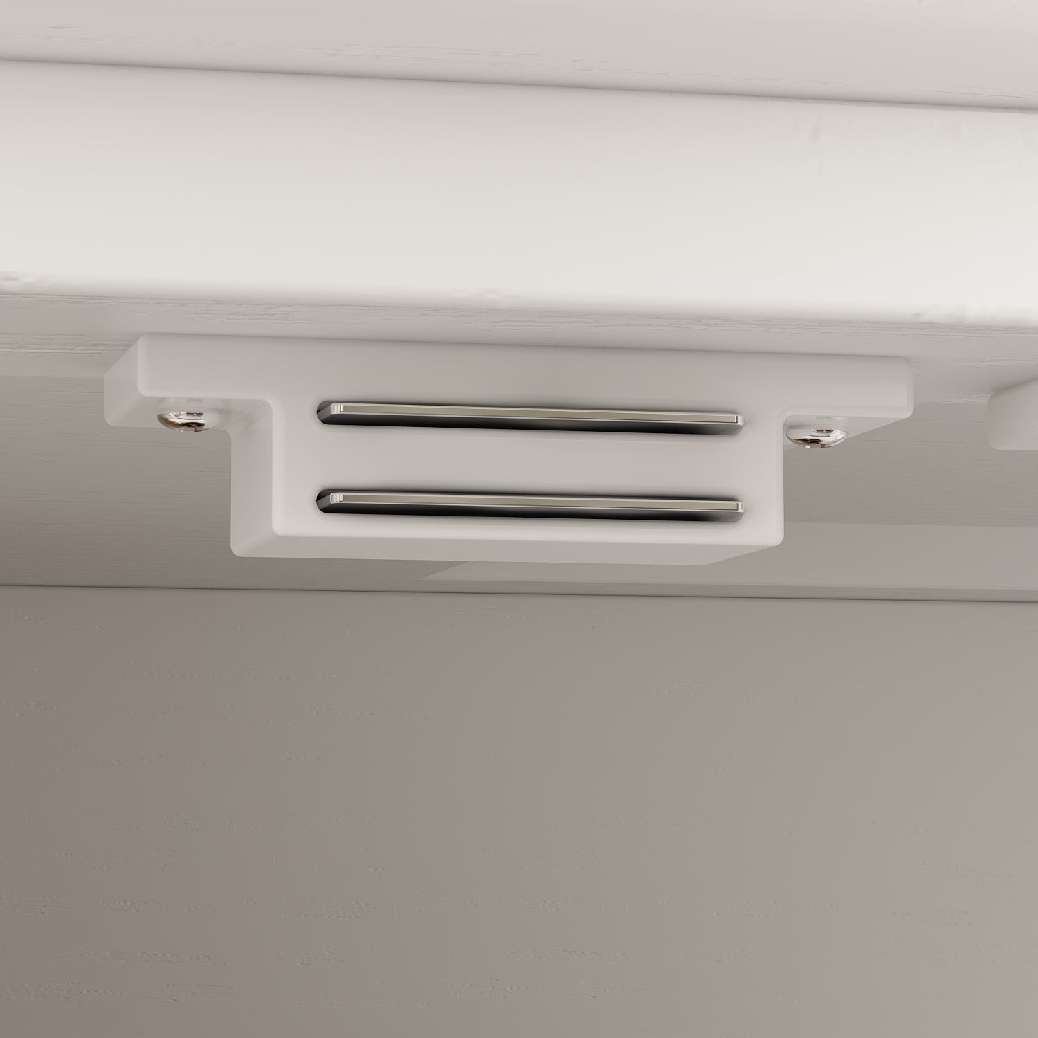 Wood Storage Cabinet Modern Sideboard Stand with 4 Mirrored Glass Doors