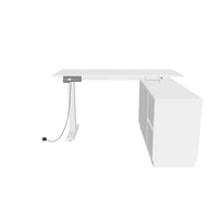 54.3" Minimalist Modern White Standing Desk with Memory Presets