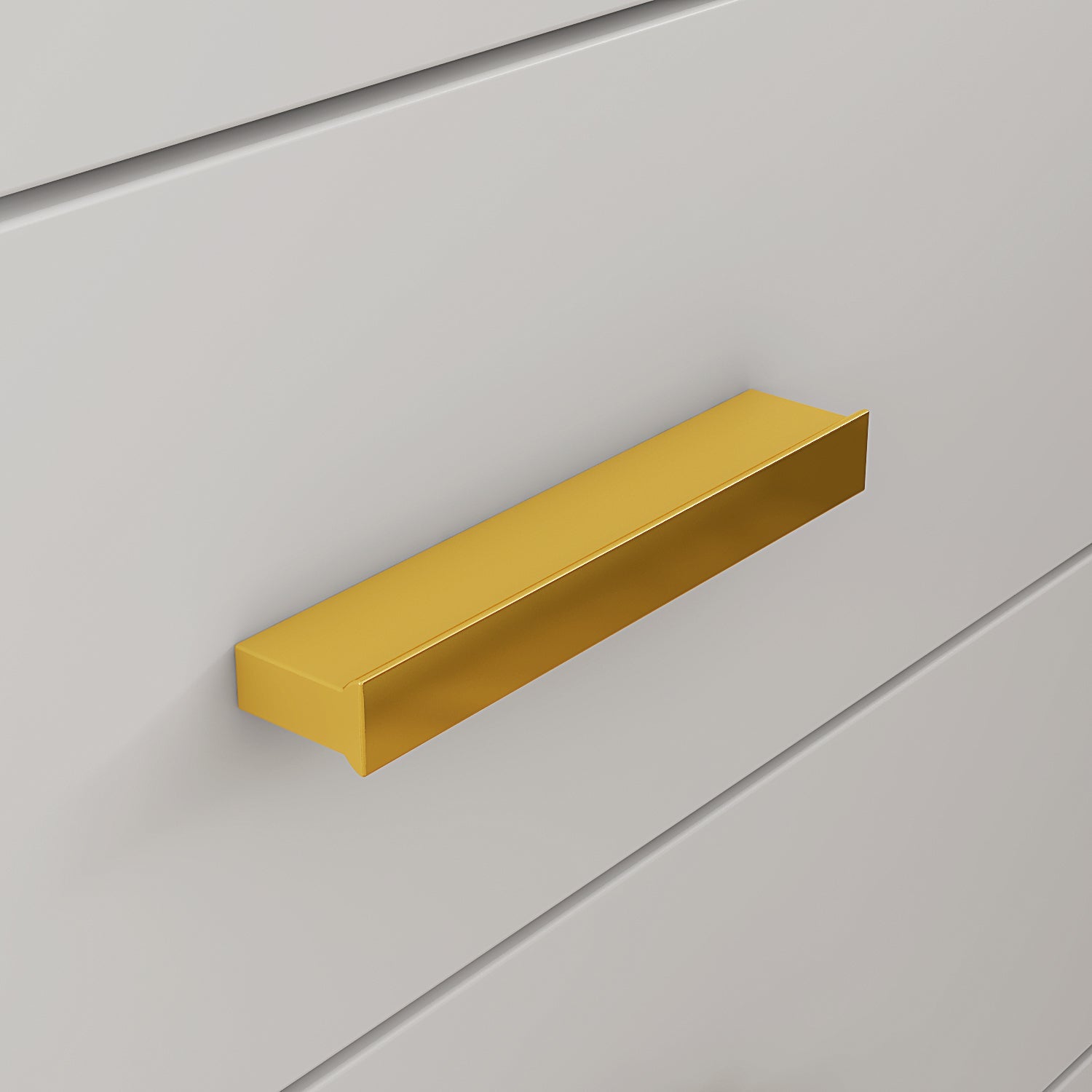 Bedside Nightstand White Finish Cabinet for Bedroom Storage