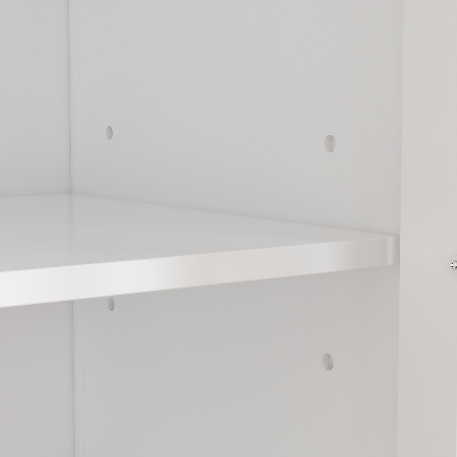 Buffet Sideboard Storage Cabinet Display Bookcase with 3-Tier Shelf