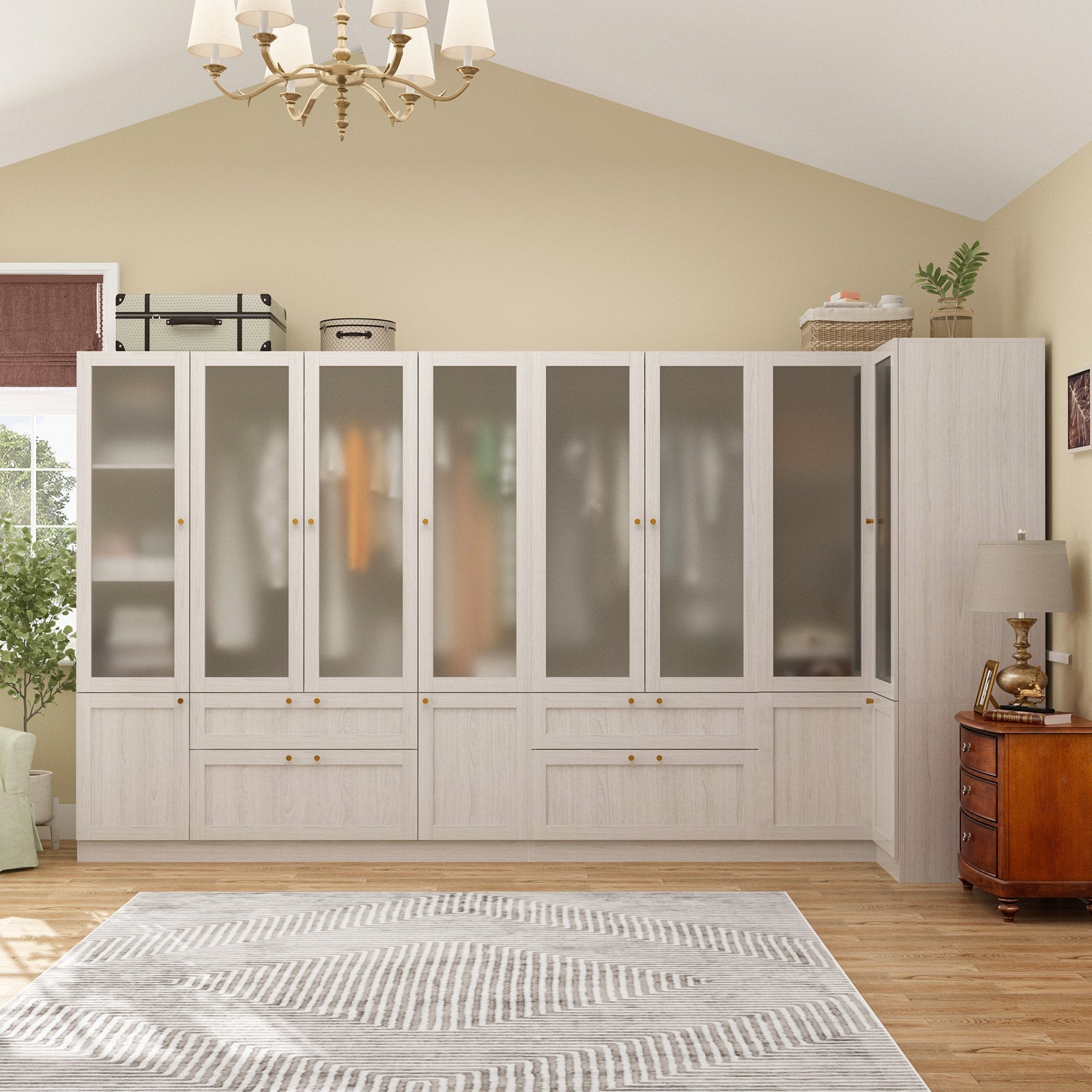 Solid + Manufactured Wood Armoire