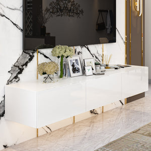 Floating TV Stand Wall Mounted Media Console Entertainment Center
