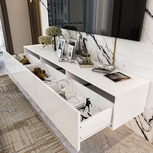 Floating TV Stand Wall Mounted Media Console Entertainment Center