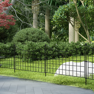 Garden Fence 5 Packs Animal Barrier Rustproof Fencing Landscape Patio Flower