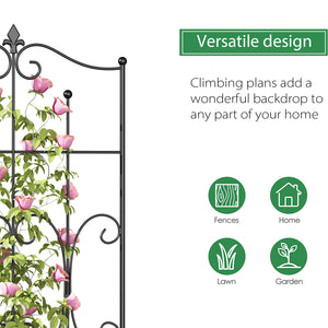 Decorative Garden Fence 1 Pack Border Fence Panel Anti-Rust