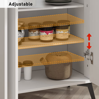Rack Storage Organizer White Entryway Shoe Storage Cabinet for Heels