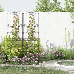 Decorative Garden Fence 1 Pack Border Fence Panel Anti-Rust