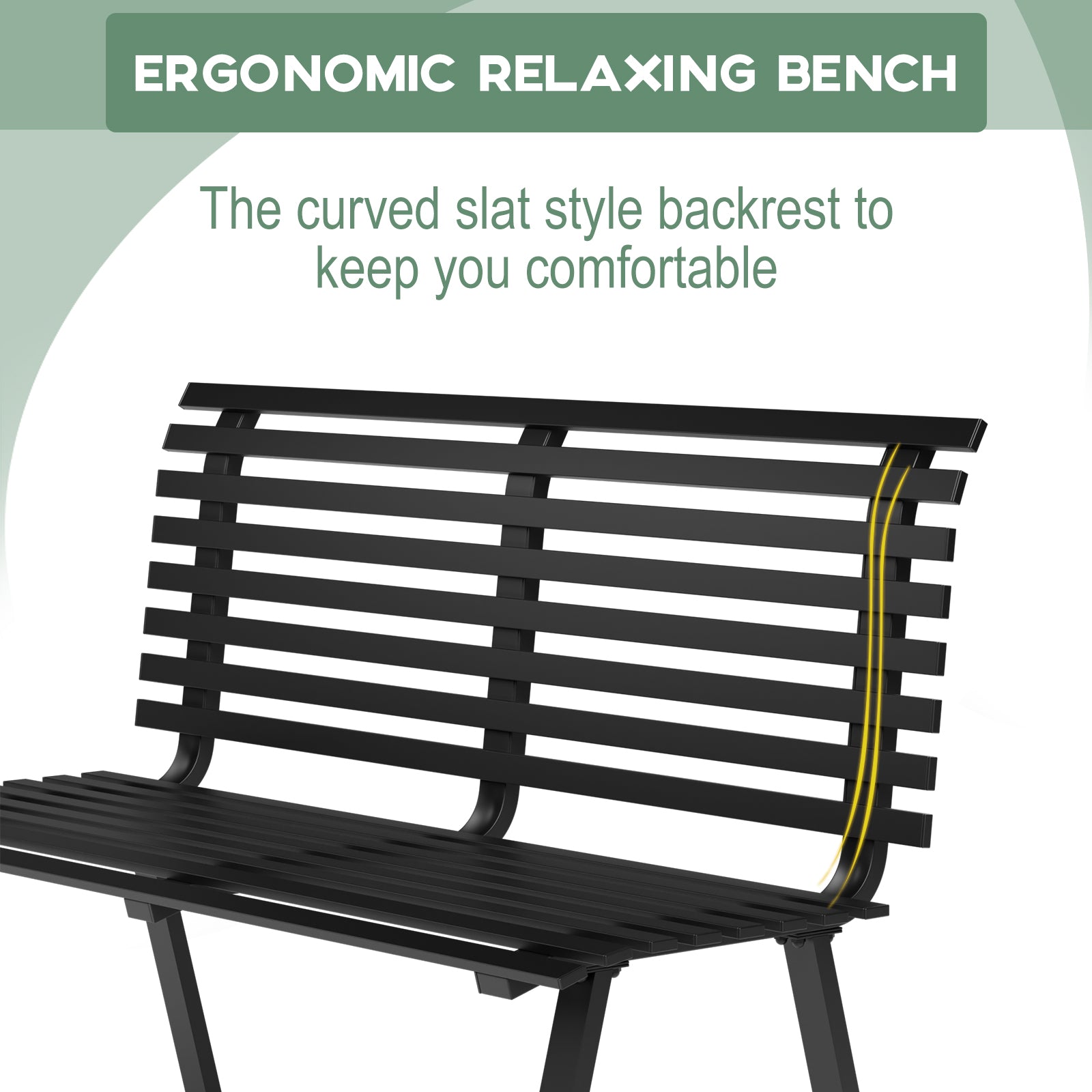 Garden Bench Outdoor Bench for Patio Park Bench