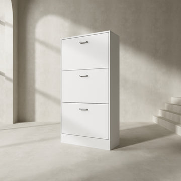 Shoe Cabinet 3-Flip Drawers— FUFUGAGA