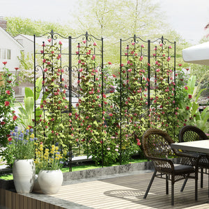 Decorative Garden Fence 1 Pack Border Fence Panel Anti-Rust
