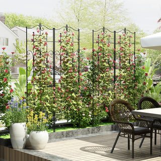 Decorative Garden Fence 1 Pack Border Fence Panel Anti-Rust