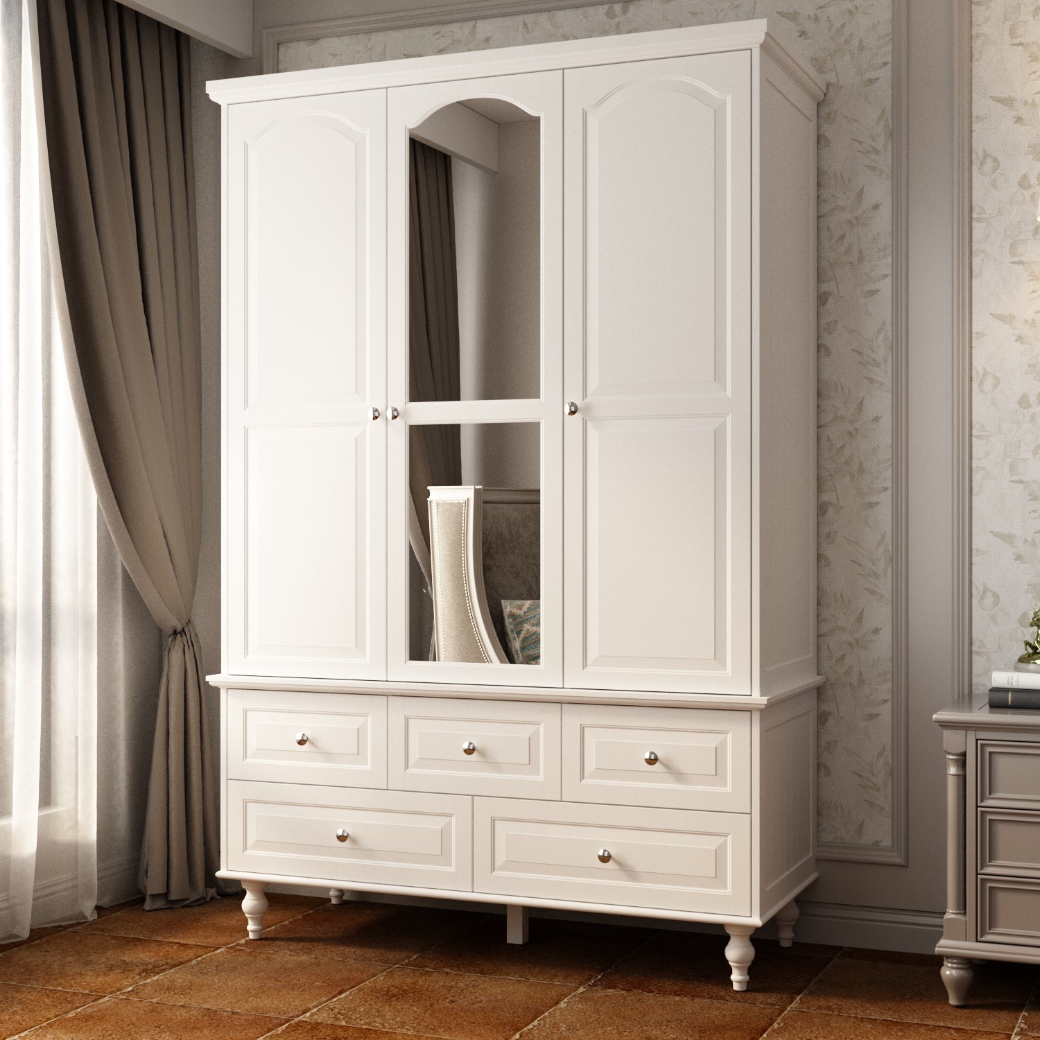 Armoire shop with drawers