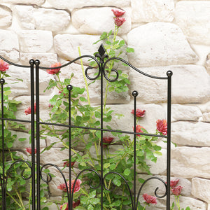 Decorative Garden Fence 1 Pack Border Fence Panel Anti-Rust