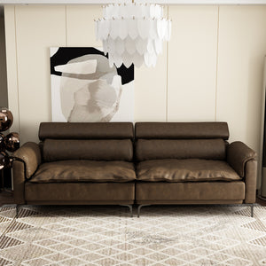 Sofa Couch Modern Loveseat Sofa with Adjustable Backrest
