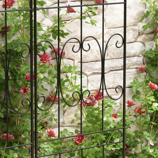 Decorative Garden Fence 1 Pack Border Fence Panel Anti-Rust
