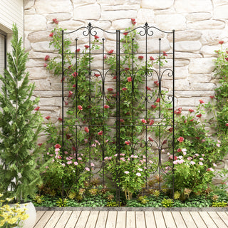 Decorative Garden Fence 1 Pack Border Fence Panel Anti-Rust