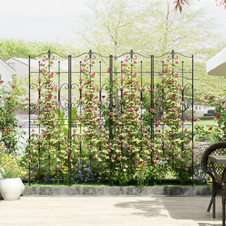 Decorative Garden Fence 1 Pack Border Fence Panel Anti-Rust