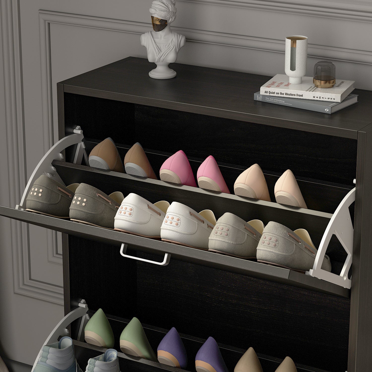 All modern shoe online storage