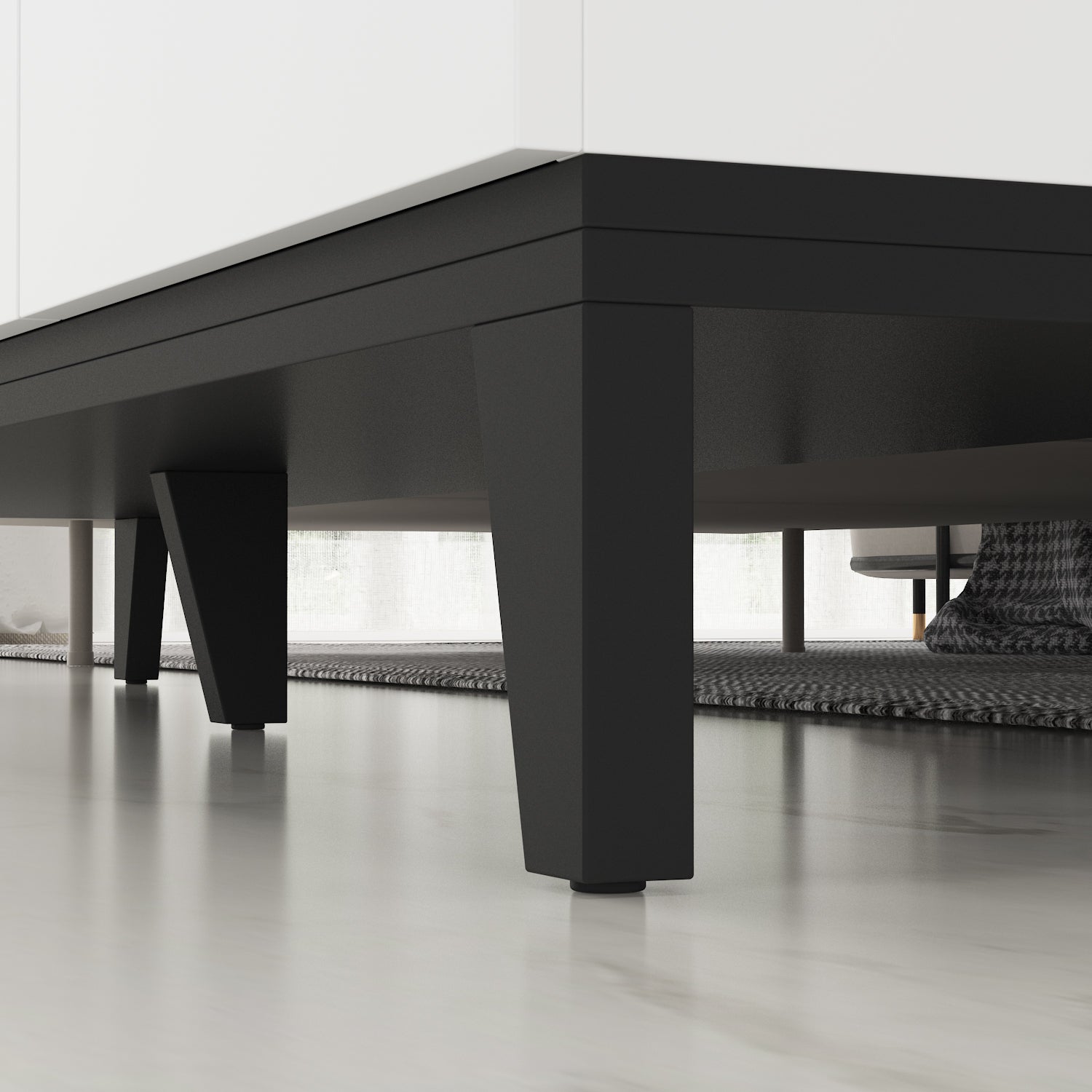 Modern Buffet 4 Doors & 4 Drawers Kitchen Storage Sideboard Cabinet