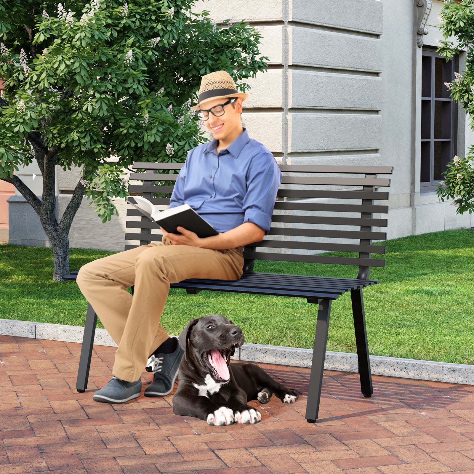 Garden Bench Outdoor Bench for Patio Park Bench